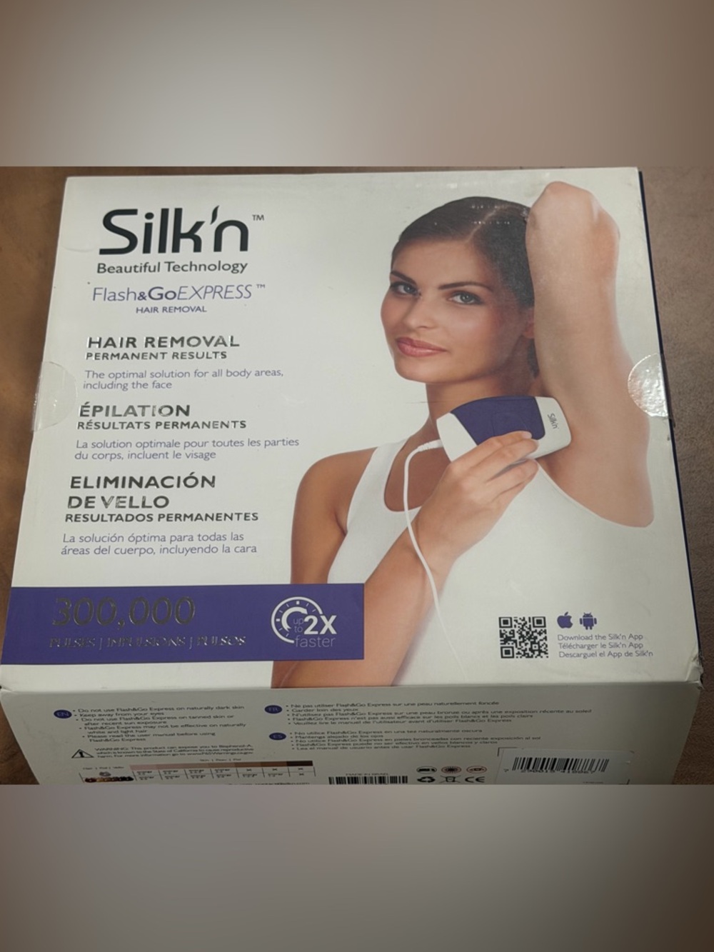 Silk’n flash & Go express - hair removal